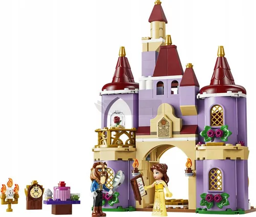 LEGO Disney 43289 Zaczarowany zamek Pięknej i Bestii, zestaw klocków 5+