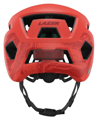 Kask rowerowy LAZER Coyote KinetiCore Czerwony mat MTB (rozmiar M)