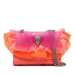 Kurt Geiger 690-Geantă Mini Kensington Cu Volane 9963057609 Pieptene Roz