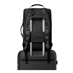 Plecak podróżny średni Puccini Jetzy - czarny