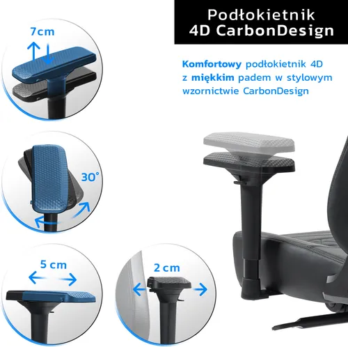 Fotel GAMVIS Elite 2.0 Pro XXL Czarny (czarne elementy)