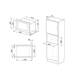 Kuchenka mikrofalowa Smeg FMI425X