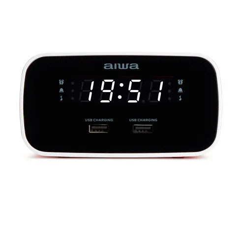 Radiobudzik Aiwa CRU-19RD Czerwony