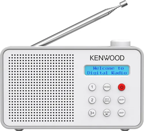 Radioodbiornik Kenwood CR-M25DAB-W Radio FM, DAB+ Biały