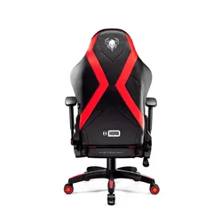 Fotel Diablo Chairs X-Horn 2.0 Normal Size Gamingowy do 160kg Skóra ECO Czarno-czerwony