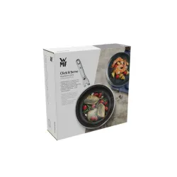 WMF Click and Serve 24 cm - patelnia nieprzywierająca ze stali nierdzewnej bez rączki