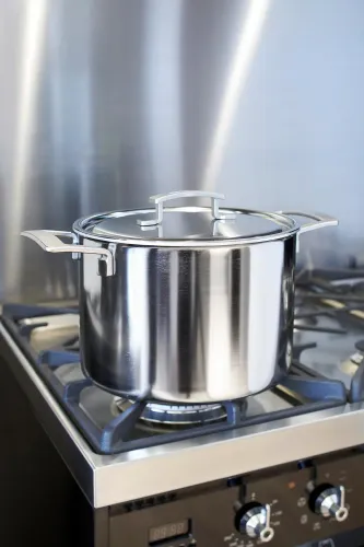 Garnek Demeyere Industry 5 Indukcja Stal nierdzewna 8l