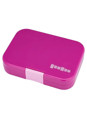 Średni prostokątny lunchbox Yumbox Panino - malibu purple / unicorn tray