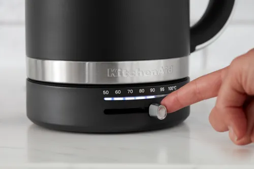 Электрический чайник KitchenAid 5KEK1701EBK, 1.7 л, 2400 Вт, регулировка температуры