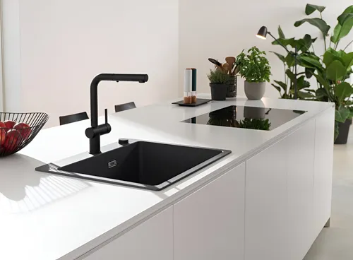 Bateria FRANKE Active L Pull-out spray 115.0653.382 Czarny mat