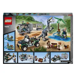 Конструктор Lego Jurassic World столкновение с бариониксом: охота за сокровищами (75935)