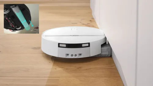 Robot sprzątający Bosch Spotless 2 Advanced + BCR2P2WXAB Funkcja mopowania Stacja oczyszczająca Tworzenie mapy pomieszczenia 67dB