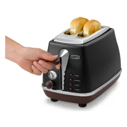 DeLonghi CTOV Tost makinesi 2103.BK+BW