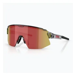 Okulary przeciwsłoneczne Bliz Breeze transparent dark grey/brown red multi