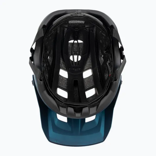 Kask rowerowy MET Terranova teal blue/ black metalic matt