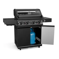 Grill gazowy KOLER Krone S1 Czarny 21.6 kW 73 x 46 cm