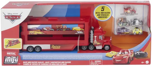 Tir Maniek Marian Transporter Mattel Cars Mini Mack i 5 samochodzików