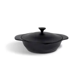 MONETA Lirica Handle 26 cm czarna - patelnia nieprzywierająca z pokrywką