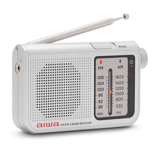 Radioodbiornik Aiwa RS-55/SL Radio FM Srebrny