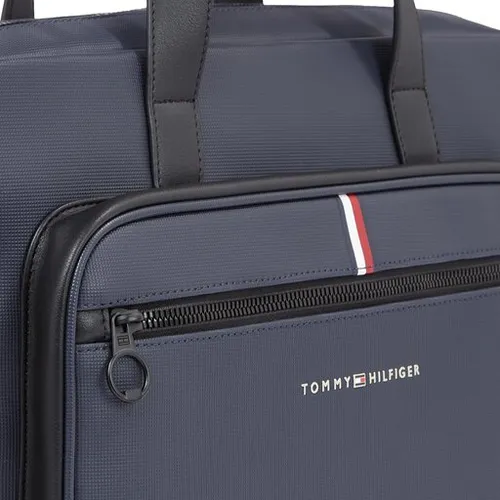 Tommy Hilfiger TH esențiale Pique Laptop sac de calculator sac Am0am11542 spațiu albastru DW6