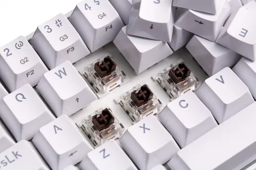 Klawiatura mechaniczna Redragon Draconic PRO K530 Brown Switch Biały