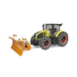 BRUDER Traktor Claas Axion 950 z pługiem do śniegu