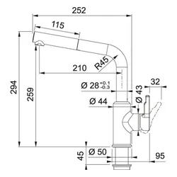 Bateria FRANKE Urban 115.0595.088 Biały polarny
