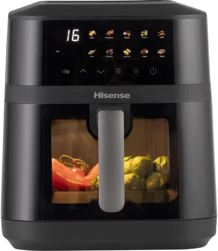 Air Fryer Frytkownica beztłuszczowa HISENSE HAF1800DCD 6.3l z okienkiem do obserwacji postępów gotowania