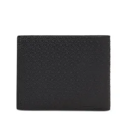 Мужской кошелек Calvin Klein Minimalism Bifold 5cc с монетой K50k510896 Black / Tonal Mono 01O