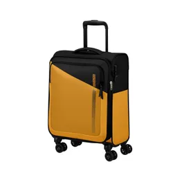 Walizka kabinowa American Tourister Daring Dash EXP- black / yellow