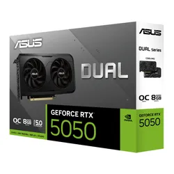 Karta graficzna ASUS Dual GeForce RTX 5050 OC Edition 8GB DLSS 4