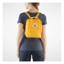 Fjallraven Kanken mini-rucsac galben cald