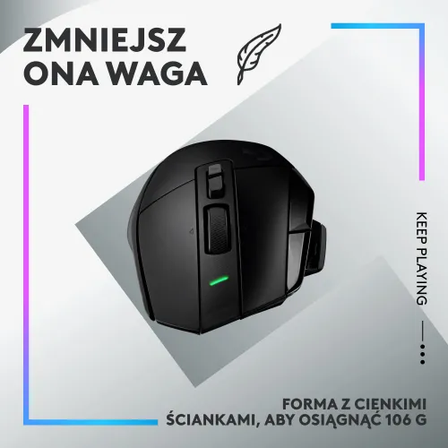 Myszka gamingowa Logitech G502 X Plus - czarny