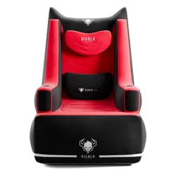 Fotel DIABLO CHAIRS X-Bager Czarno-Czerwony