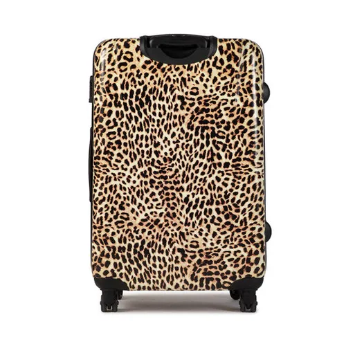 Большой жесткий чемодан Saxoline Trolley L 1440h0. 71. 10 Leopard