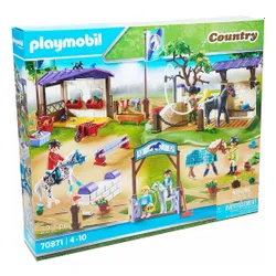 Playmobil Zestaw figurek Country 70871 Turniej jeździecki z myjnią dla koni