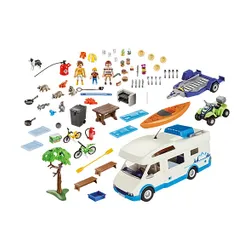 Playmobil Zestaw Family Fun 9318 Wycieczka kamperem