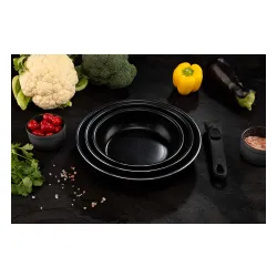 Zestaw patelni La Bonita LB3PAT002 Indukcja Ilag Xeradur 2 20cm, 24cm, 28cm