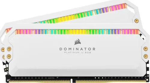 Pamięć Corsair Dominator Platinum RGB, DDR4, 16 GB, 3200MHz, CL16 (CMT16GX4M2C3200C16W)