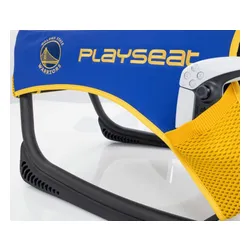 Fotel Playseat Champ NBA-Golden State Warrios Gamingowy do 122kg Tkanina Niebiesko-żółty