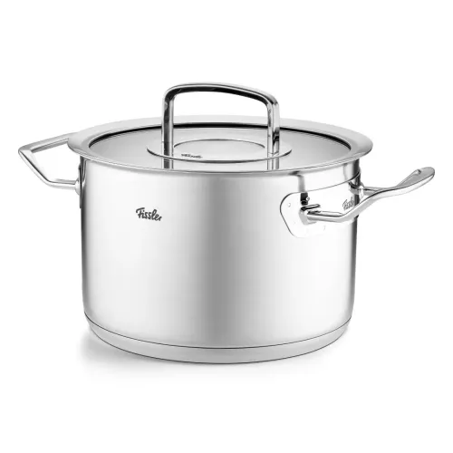 FISSLER Original Profi Collection - zestaw 5 garnków z pokrywkami i wkładem do gotowania na parze ze stali nierdzewnej