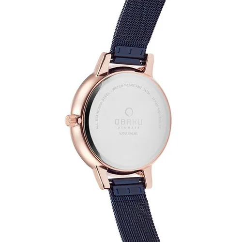 Obaku Lıv V209lxvlml Donanma Saati / Rose Gold