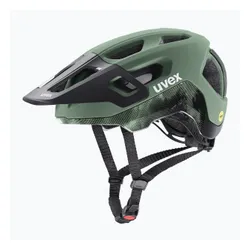 Kask rowerowy UVEX React MIPS moss green/black matt