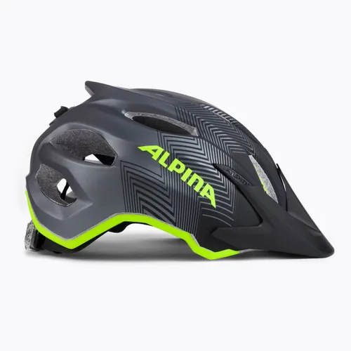 Kask rowerowy dziecięcy Alpina Carapax black neon/yellow