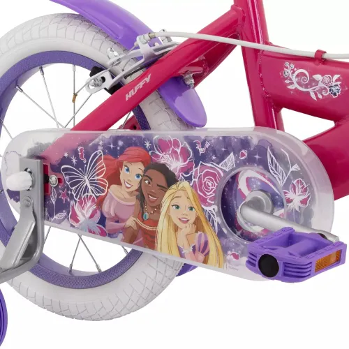 Rower dziecięcy HUFFY Disney Princess 14 cali dla dziewczynki Różowy