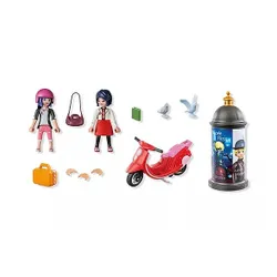 Playmobil Zestaw figurek Miraculum 71864 Przejażdżka skuterem po Paryżu