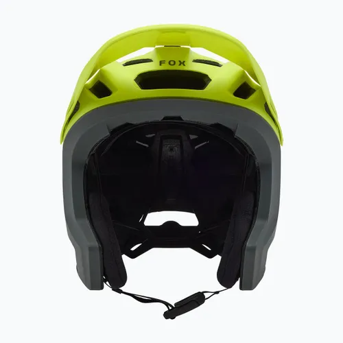 Kask rowerowy Fox Racing Dropframe Pro Runn fluorescent yellow