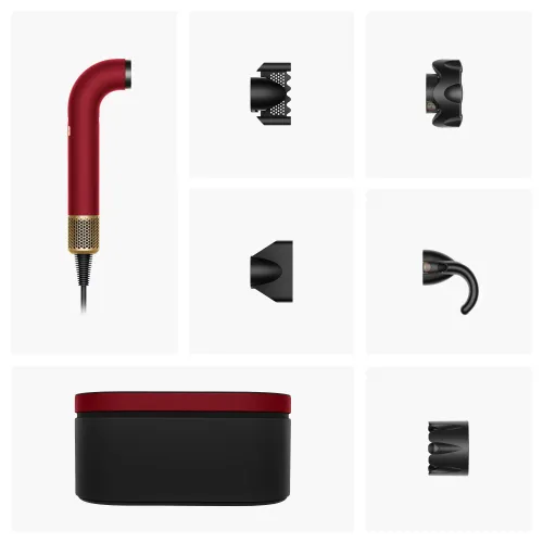 Suszarka do włosów Dyson Supersonic r Straight+Wavy Zimny nawiew 3 prędkości 4 temperatury