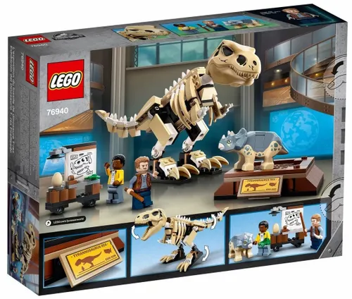 LEGO Jurassic World 76940 выставка окаменелостей тираннозавра