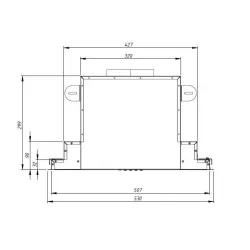 Okap Akpo WK-10 Neva Glass Czarny